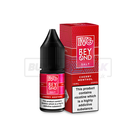 Cherry Menthol Beyond by IVG Nic Salt E-Liquid Pack of 10 x (10ml)