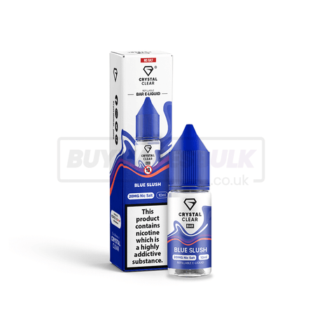 Blue Slush Crystal Clear Juice Nic Salt E-Liquid Pack of 10