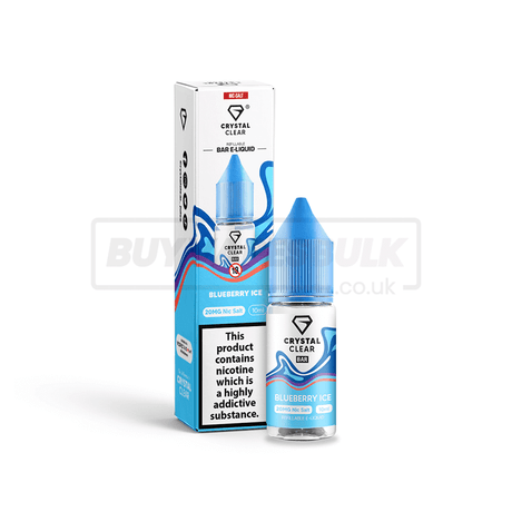 Blueberry Ice Crystal Clear Juice Nic Salt E-Liquid Pack of 10