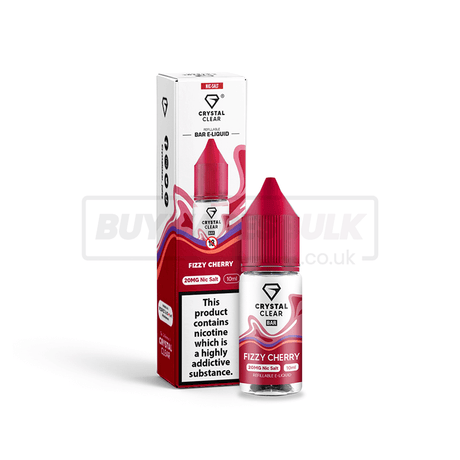 Fizzy Cherry Crystal Clear Juice Nic Salt E-Liquid Pack of 10