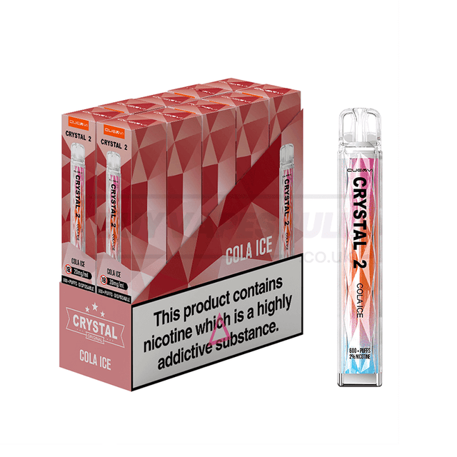 Cola Ice QUEVVI Crystal Bar 2 600 Puff Disposable Vape 10 Pack
