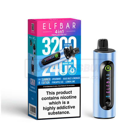 Summer Edition Elf Bar 4 in 1 Puff Disposable Vape 5 Pack