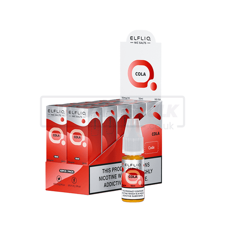 Cola Elfliq by Elf Bar Nic Salt E-Liquid Pack of 10