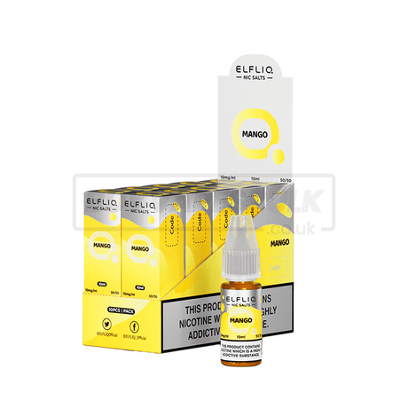 Mango Elfliq by Elf Bar Nic Salt E-Liquid Pack of 10