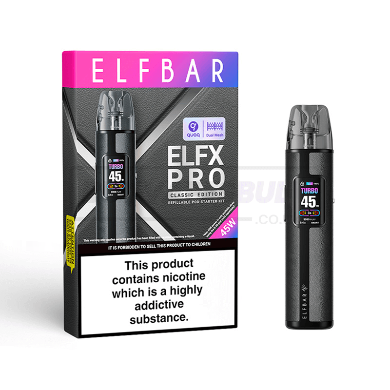 Elfbar ELFX PRO Refillable Pod Kit Black