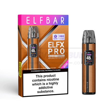 Elfbar ELFX PRO Refillable Pod Kit Cowboy Brown