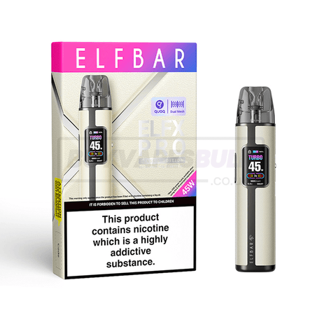 Elfbar ELFX PRO Refillable Pod Kit White