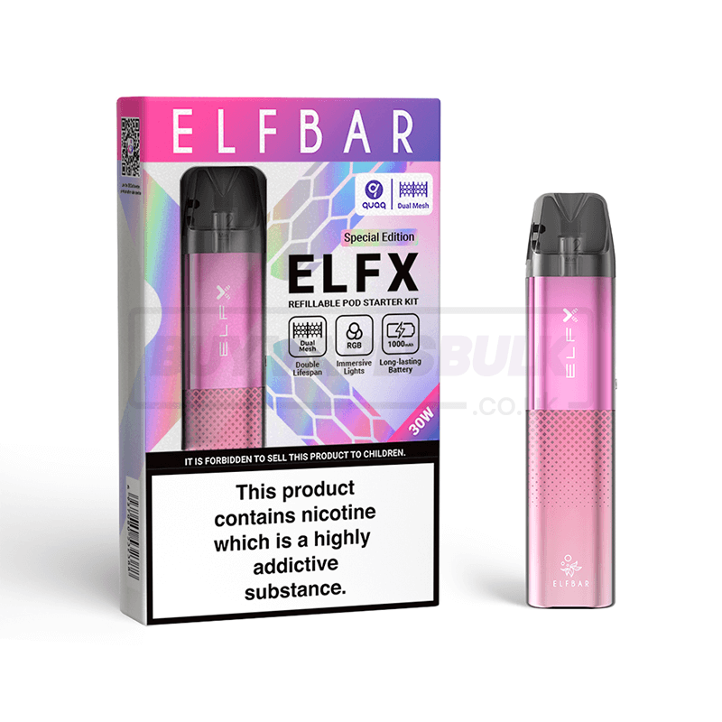 Elfbar ELFX Refillable Pod Kit Pink