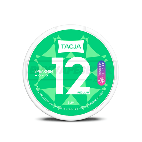 Spearmint Elf Bar TACJA Nicotine Pouches 5 Pack 12 MG