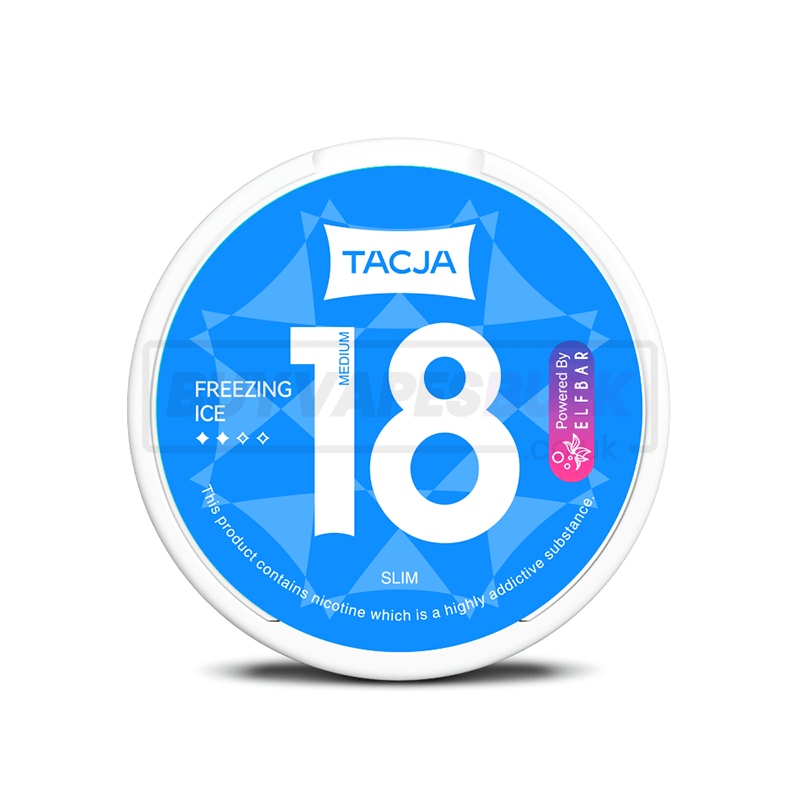 Freezing Ice Elf Bar TACJA Nicotine Pouches 5 Pack 18 MG