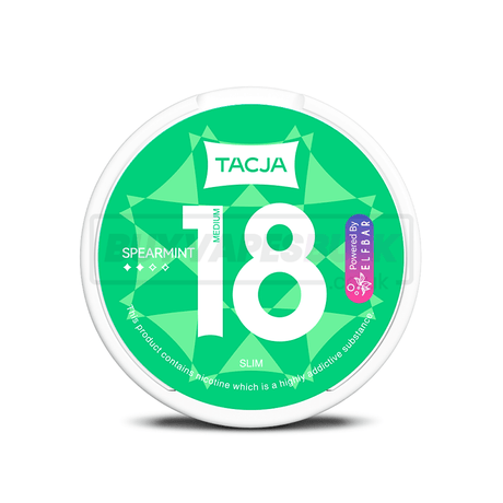 Spearmint Elf Bar TACJA Nicotine Pouches 5 Pack 18 MG