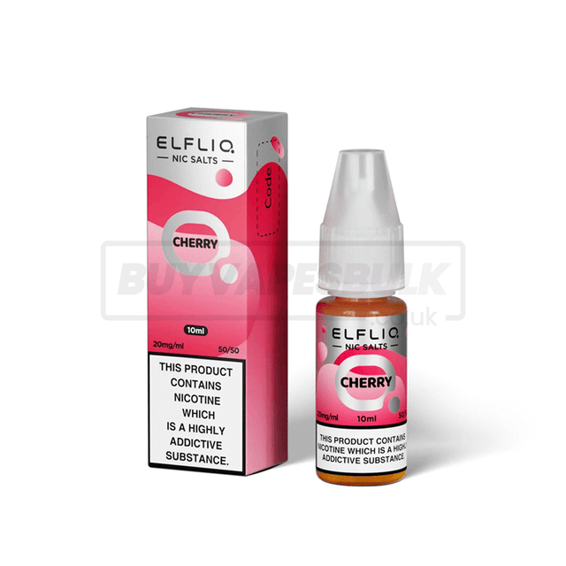 Cherry Elfliq by Elf Bar Nic Salt E-Liquid Pack of 10 x (10ml)
