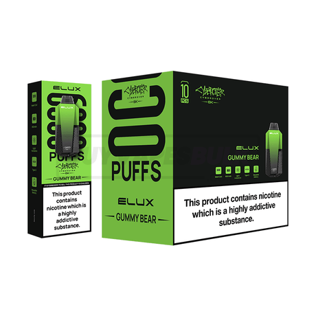 Gummy Bear Elux Cyberover 6K Puff Disposable Vape 10 Pack