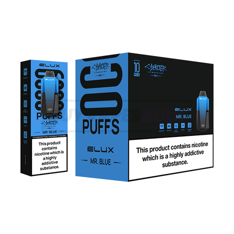 Mr Blue Elux Cyberover 6K Puff Disposable Vape 10 Pack