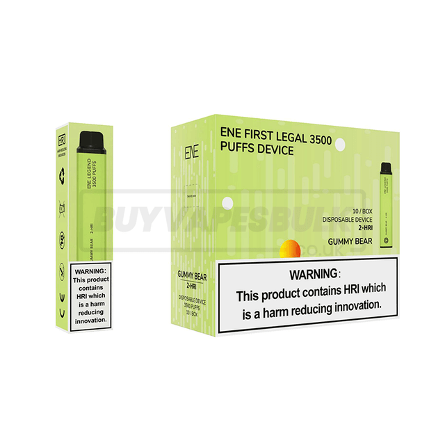 Gummy Bear Elux Legend ENE 3500 2-HRI Disposable Vape 10 Pack