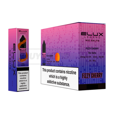 Fizzy Cherry Elux Legend Nic Salt E-Liquid Pack of 10 x (10ml)