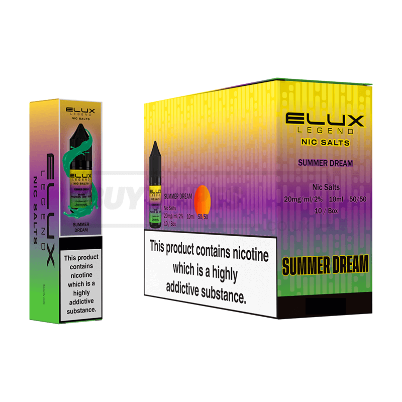 Summer Dream Elux Legend Nic Salt E-Liquid Pack of 10 x (10ml)