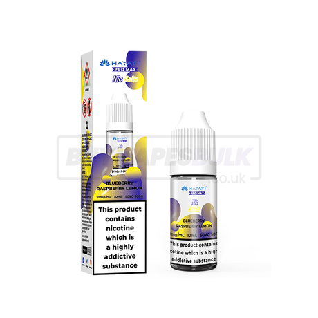 Blueberry Raspberry Lemon Hayati Crystal Pro Max Nic Salt E-Liquid Pack of 10 x (10ml)
