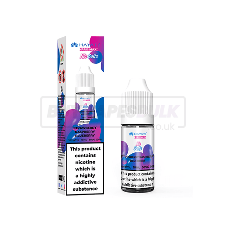 Strawberry Raspberry Blueberry Hayati Crystal Pro Max Nic Salt E-Liquid Pack of 10 x (10ml)
