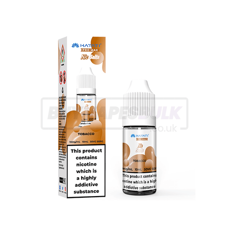 Tobacco Hayati Crystal Pro Max Nic Salt E-Liquid Pack of 10 x (10ml)