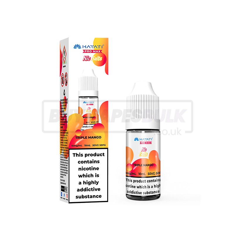 Triple Mango Hayati Crystal Pro Max Nic Salt E-Liquid Pack of 10 x (10ml)