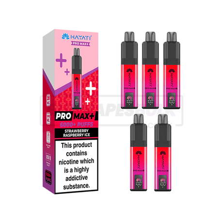 Strawberry Raspberry Ice Hayati Pro Max Plus 6000 5 Pack