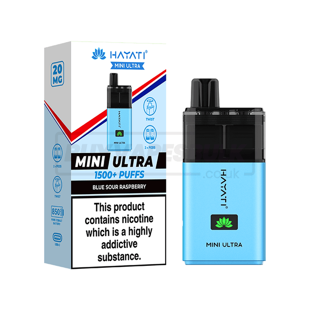 Blue Sour Raspberry Hayati Ultra Mini 1500 5 Pack