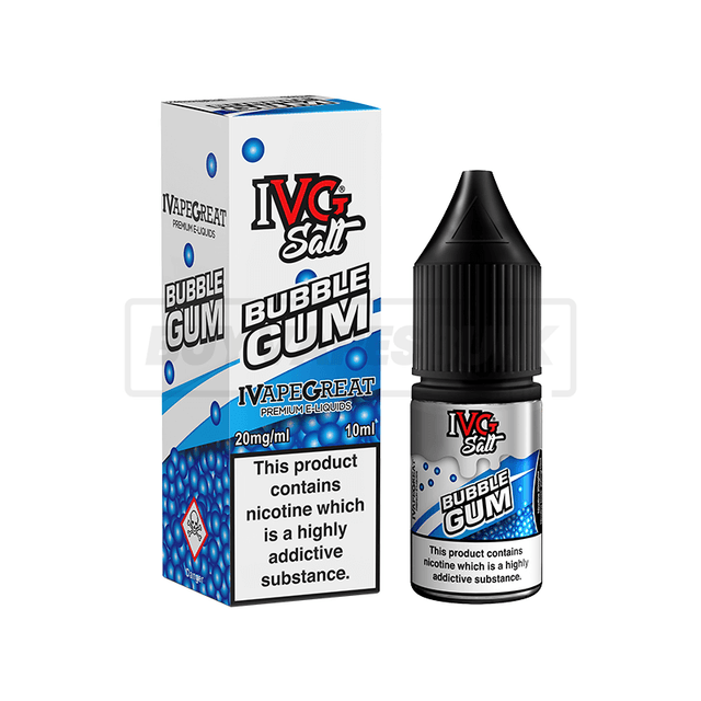 Bubblegum IVG Nic Salt E-Liquid Pack of 10 x (10ml)