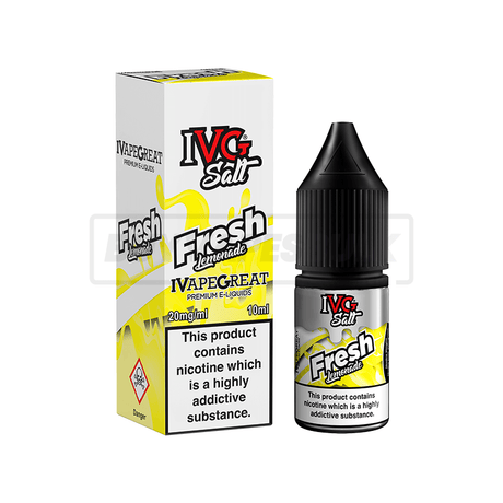 Fresh Lemonade IVG Nic Salt E-Liquid Pack of 10 x (10ml)