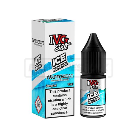 Ice Menthol IVG Nic Salt E-Liquid Pack of 10 x (10ml)