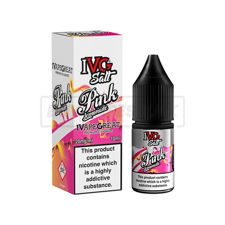 Pink Lemonade IVG Nic Salt E-Liquid Pack of 10 x (10ml)