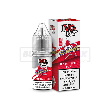 Red Crush Ice IVG Nic Salt E-Liquid Pack of 10 x (10ml)