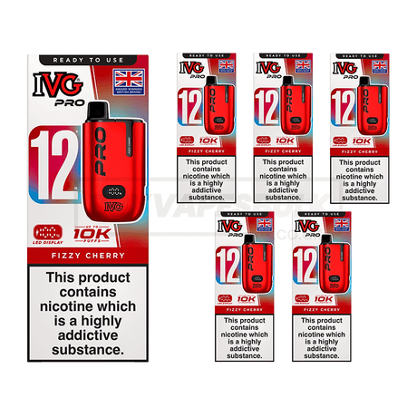 Fizzy Cherry IVG Pro 12 Starter Kit 5 Pack