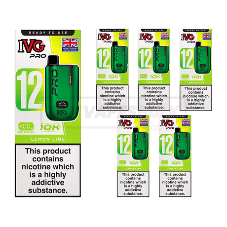 Lemon Lime IVG Pro 12 Starter Kit 5 Pack