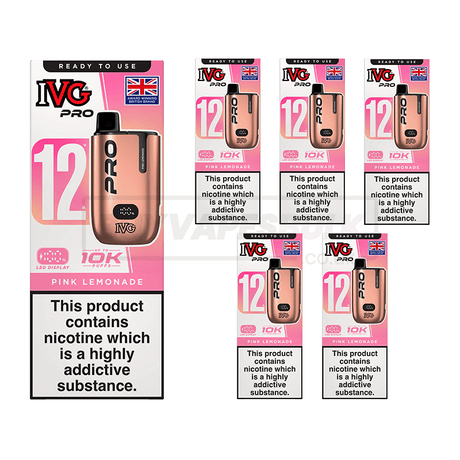 Pink Lemonade IVG Pro 12 Starter Kit 5 Pack