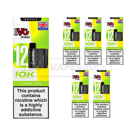 Lemon Lime IVG Pro 12 Refill Pods 5 Pack