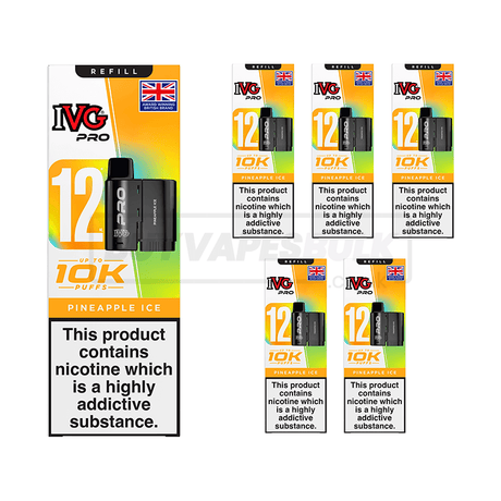 Pineapple Ice IVG Pro 12 Refill Pods 5 Pack