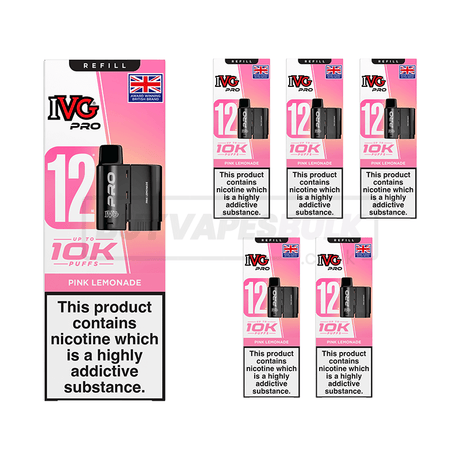 Pink Lemonade IVG Pro 12 Refill Pods 5 Pack