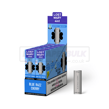 Blue Razz Cherry Lost Mary 4in1 Prefilled Pods 10 Pack
