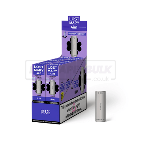 Grape Lost Mary 4in1 Prefilled Pods 10 Pack