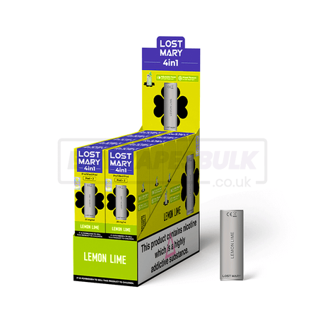 Lemon Lime Lost Mary 4in1 Prefilled Pods 10 Pack