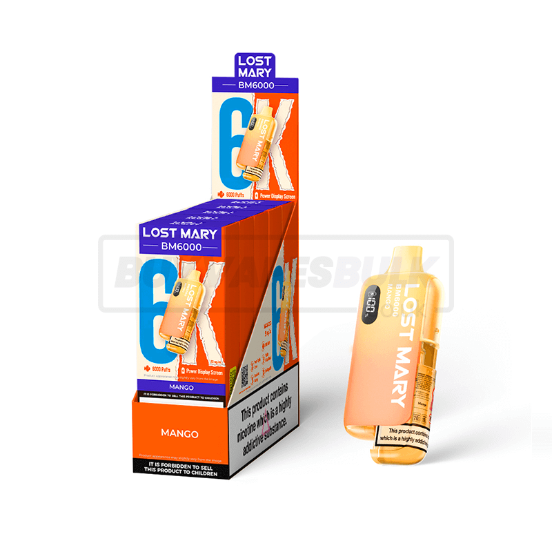 Mango Lost Mary BM6000 Puff Disposable Vape 5 Pack