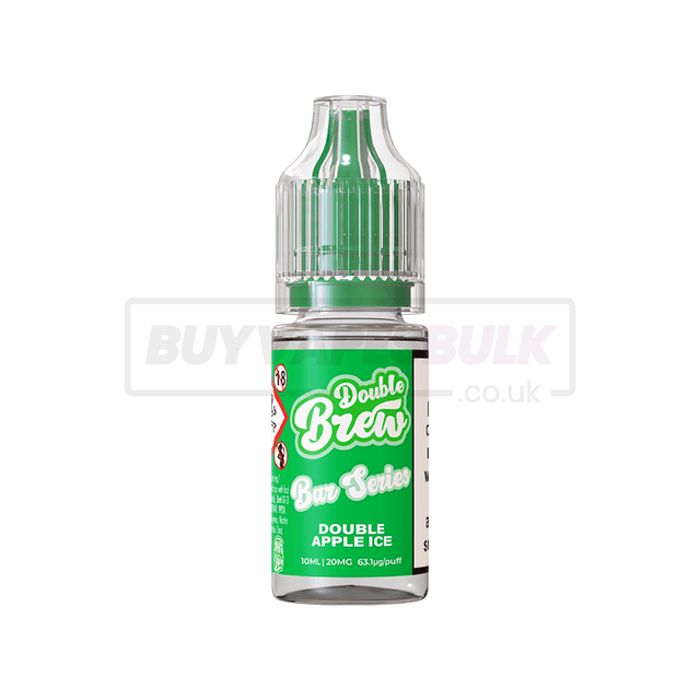 Double Apple Ice Ohm Brew Nic Salt E-Liquid Pack of 10 x (10ml)