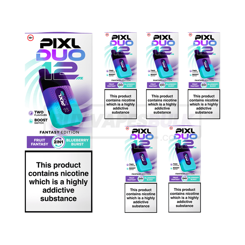 Fantasy Edition Pixl Duo 12K Disposable Vape 5 Pack