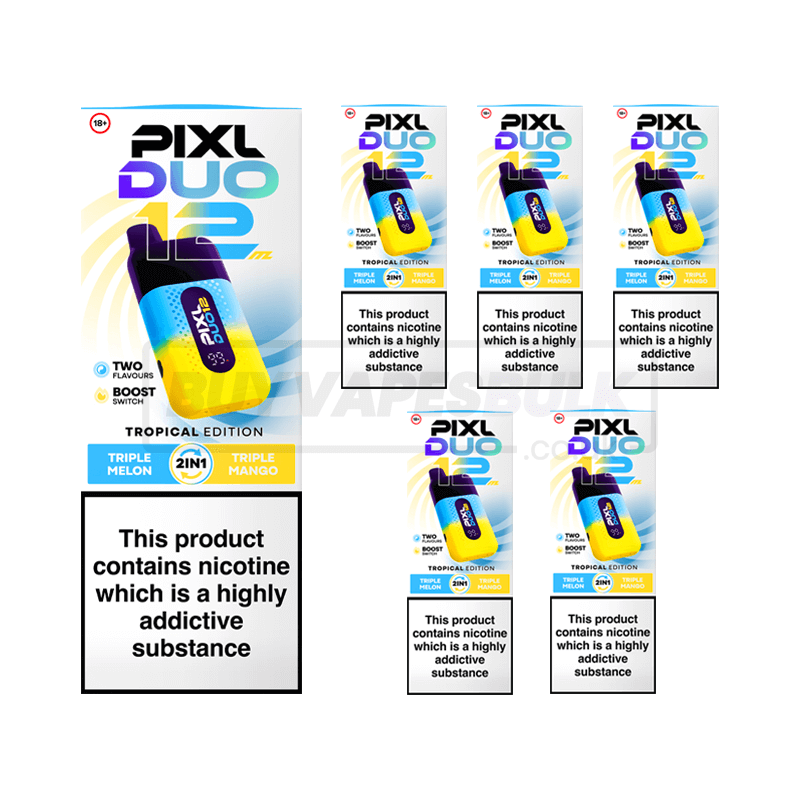 Tropical Edition Pixl Duo 12K Disposable Vape 5 Pack