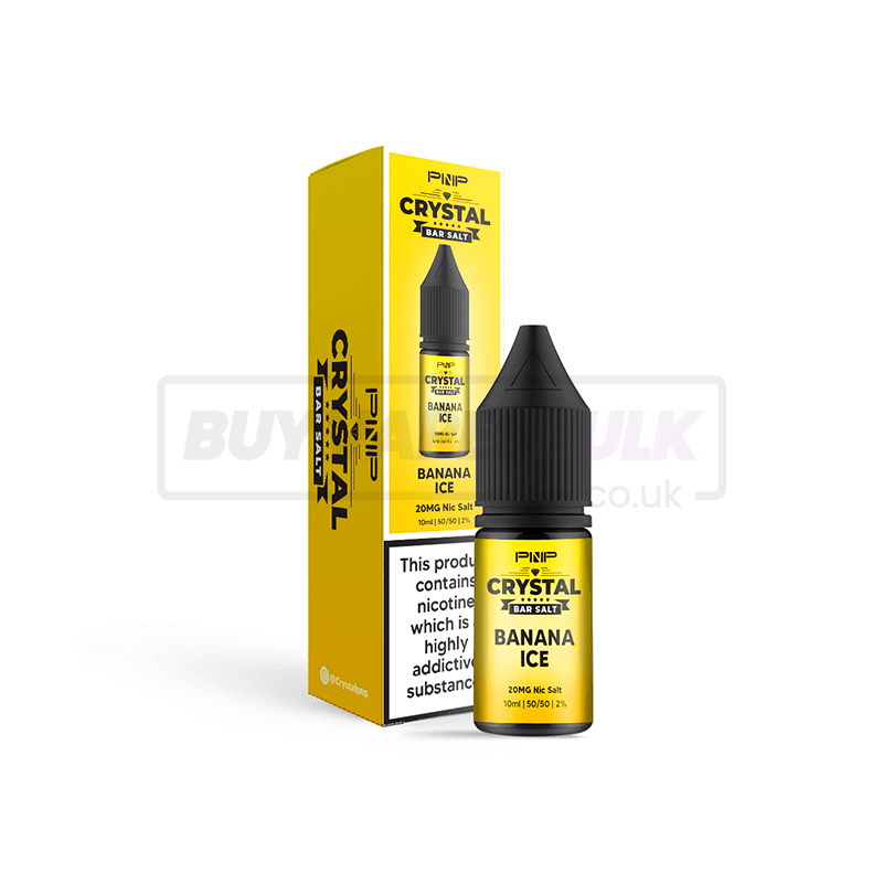 Banana Ice PNP Crystal Nic Salt E-Liquid Pack of 10 x (10ml)