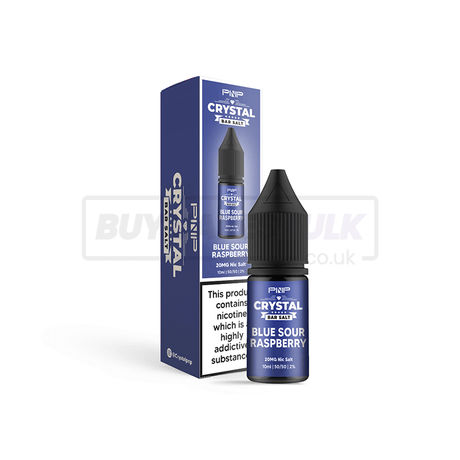 Blue Sour Raspberry PNP Crystal Nic Salt E-Liquid Pack of 10 (NOW JNP BAR SALTS)