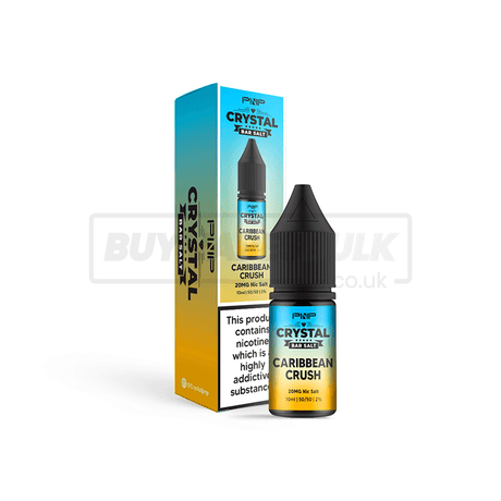 Caribbean Crush PNP Crystal Nic Salt E-Liquid Pack of 10 x (10ml)