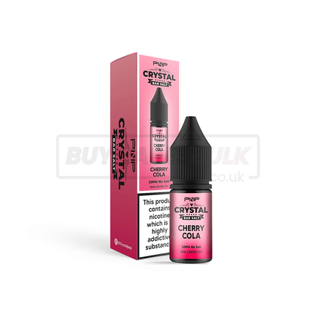 Cherry Cola PNP Crystal Nic Salt E-Liquid Pack of 10 x (10ml)