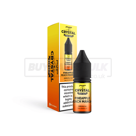 Pineapple Peach Mango PNP Crystal Nic Salt E-Liquid Pack of 10 x (10ml)